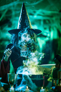Witch Is Cooking Magic Potion