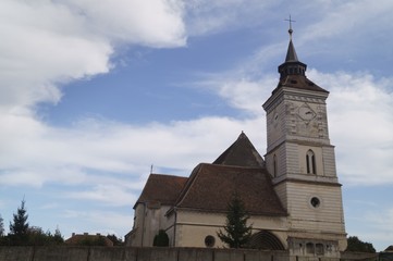 Fototapeta na wymiar Evangelical-Lutheran church St. Bartholomew (Biserica Sfantul Bartolomeu), Brasov, Transylvania, Romania 
