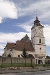 Fototapeta na wymiar Evangelical-Lutheran church St. Bartholomew (Biserica Sfantul Bartolomeu), Brasov, Transylvania, Romania 