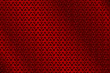 Red metal perforated background
