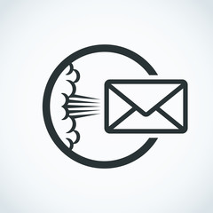 Fast Mail icon. Sending Message