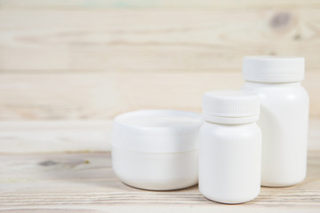 Medicine Bottle. Blank medicine bottle isolated