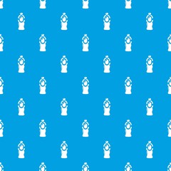 Bottle juice pattern vector seamless blue repeat for any use