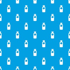 Cosmetic bottle pattern vector seamless blue repeat for any use