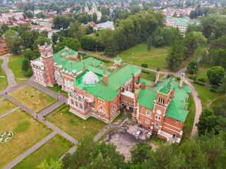 Sheremetev castle palace and park ensemble in the village of Yurino on the bank of the Volga,...