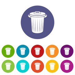 Bucket icon. Simple illustration of bucket vector icon for web