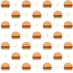 the pattern of the signs of the burgers
