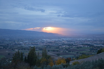 Sunset in Assisi 2