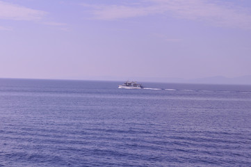 The beautiful Cruise Ship travel 