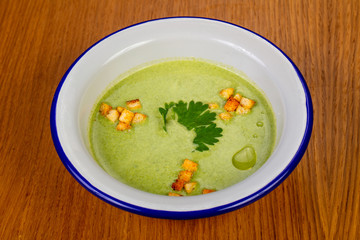 Broccoli cream soup