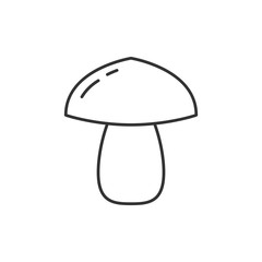Mushroom outline icon