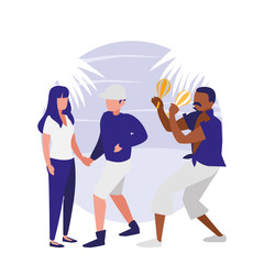 tropical band design