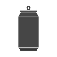 Can soda drink icon, Aluminum beer can