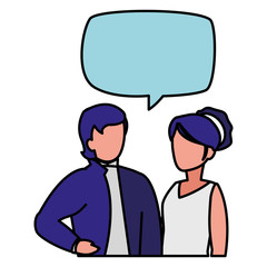 woman and man design