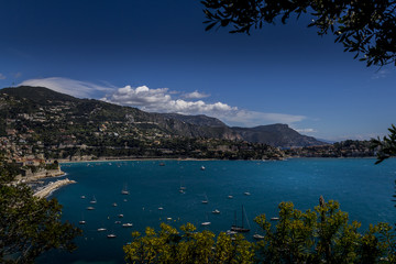 View over Nice in the south of France at a sunny day in summer.