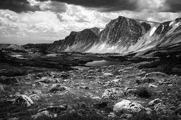 Fototapeta na wymiar Medicine Bow Peak in Wyoming