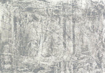 Abstract grunge background. Acrylic grey and white texture. Handmade painting atrwork.