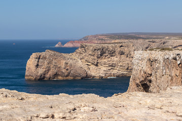 Blick auf die Westk&uuml;ste von Cabo de S&atilde;o Vicente