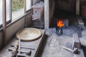 Obraz premium Traditional Japanese forge
