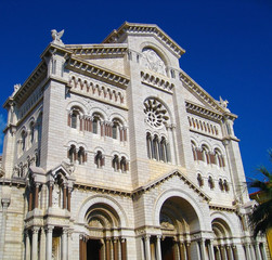 Fototapeta na wymiar St. Nicholas Cathedral in Monaco Ville in Monaco (Monte Carlo), Cote d'Azur.
