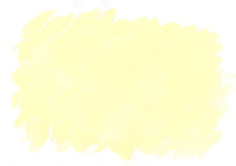 Light yellow watercolor gradient brush strokes. Beautiful abstract background. It's useful for graphic design, backdrops, prints, wallpaper and etc.