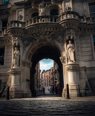 Eingang in einer englischen Stadt (London)