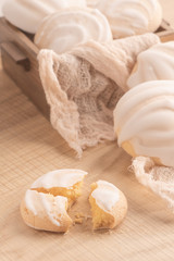 Coockies with egg white cover