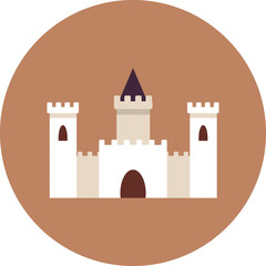 Castle Flat Icons