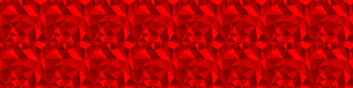 Abstract Dark Red Pattern with Triangles. Structural Polygonal Texture.