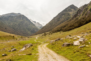 Fototapeta na wymiar Vallée d'Orlu, Pyrénées, France
