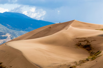 Fototapeta na wymiar sand dunes in Colorado