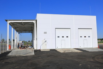 Naklejka premium New logistics centre for food