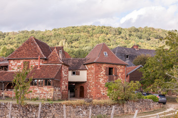 Fototapeta na wymiar Collonges-la-Rouge, Corrèze, France