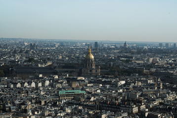 Paris, France from the Eiffel Tower