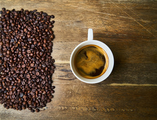 Coffee Beans and Coffee