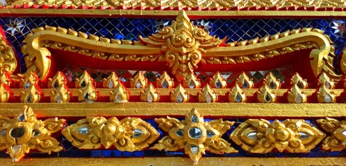 Thai art decorated in Thai temple.
