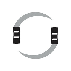 drift car symbol logo vector © ismanto