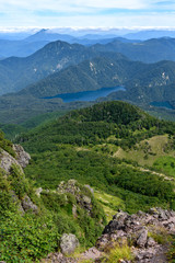 日光白根山から見た菅沼