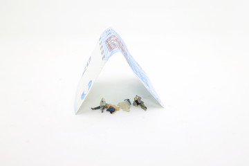 a social problems theme of small figure