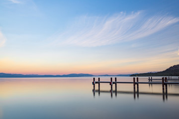 Fototapeta na wymiar Lake Tahoe Sunrise