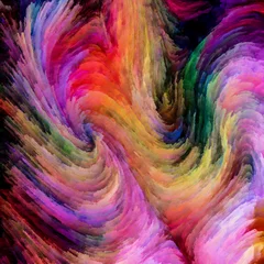 Papier Peint photo autocollant Mélange de couleurs Colorful Paint Backdrop