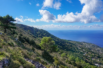 panoramic view of the mountains