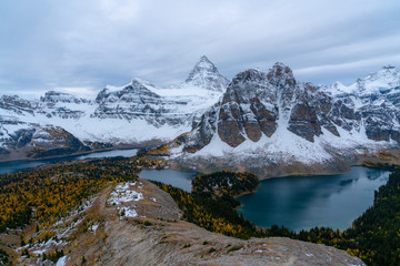 A bleak day in September high on an alpine summit
