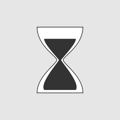 Hourglass icon vector
