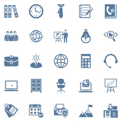 Naklejka premium Office Management Icon Set 2