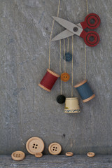 Handarbeitsdekoration