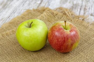 two apples