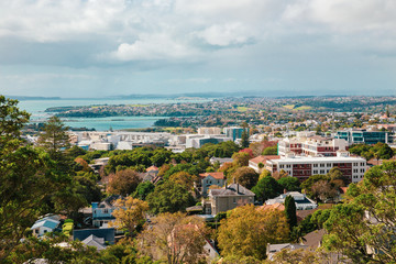 Auckland view from Mt Eden