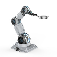 Robotic chef with pan