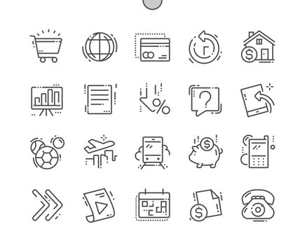 Payment system Well-crafted Pixel Perfect Vector Thin Line Icons 30 2x Grid for Web Graphics and Apps. Simple Minimal Pictogram